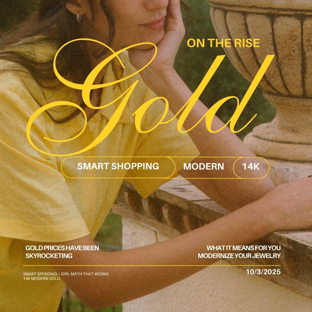 With Gold Prices on the Rise, Golden Bond’s  Modern 14k Gold Jewelry is a Smart Woman’s Best Friend