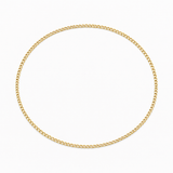 Cash Curb Chain - Permanent or Clasped Bracelet - 14k GF