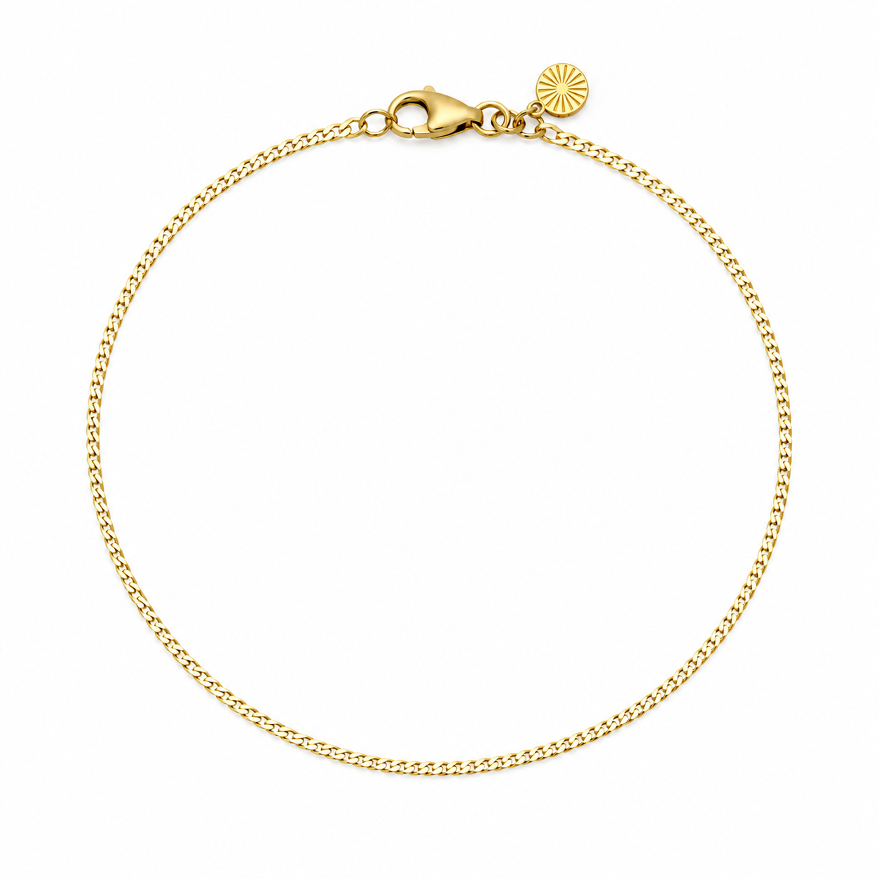 Cash Curb - Infinity Bracelet - 14k Solid Gold