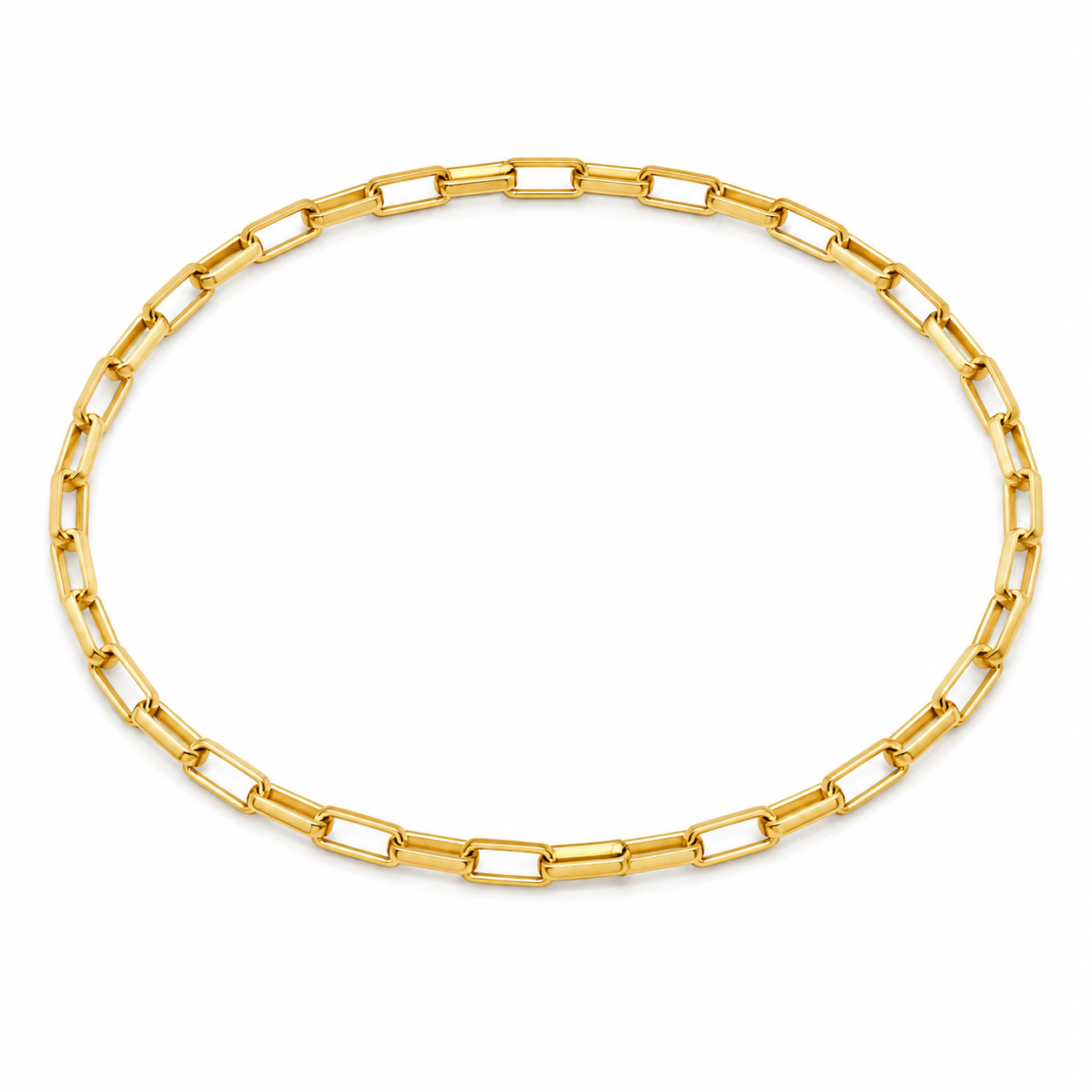 Bitty Box - 14K Gold Modern Bracelet Chain