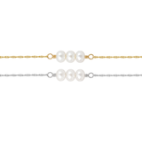 Three Pearl - Bracelet Charm