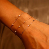 Soleil Shimmer Disc Bracelet