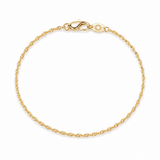 Alexia Luxe - 14K Solid Gold - Infinity Bond Bracelet