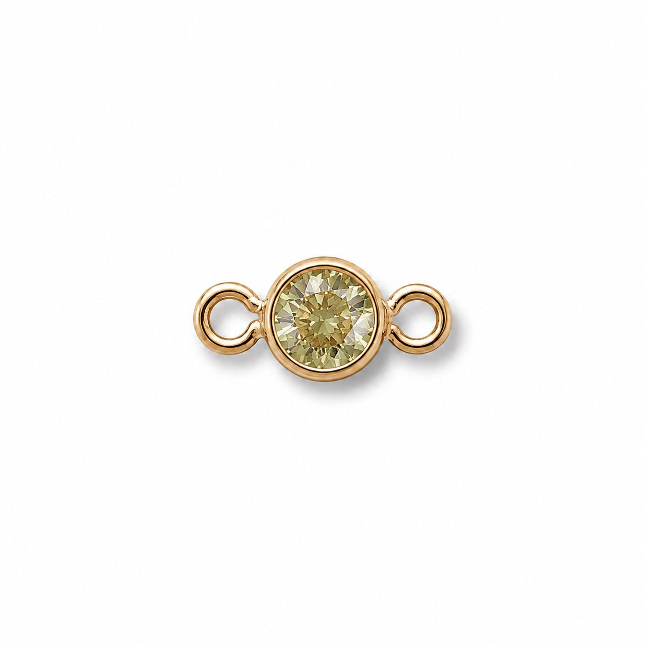 August Bracelet Birthstone Charm