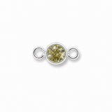 August Bracelet Birthstone Charm