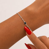 Black Onyx Bezel Charm