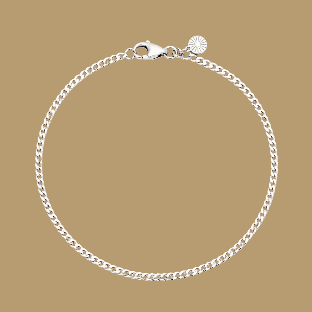 Cash Curb - 925 Sterling Silver - Permanent Jewelry
