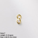 Diamond Bezel Teardrop Charm