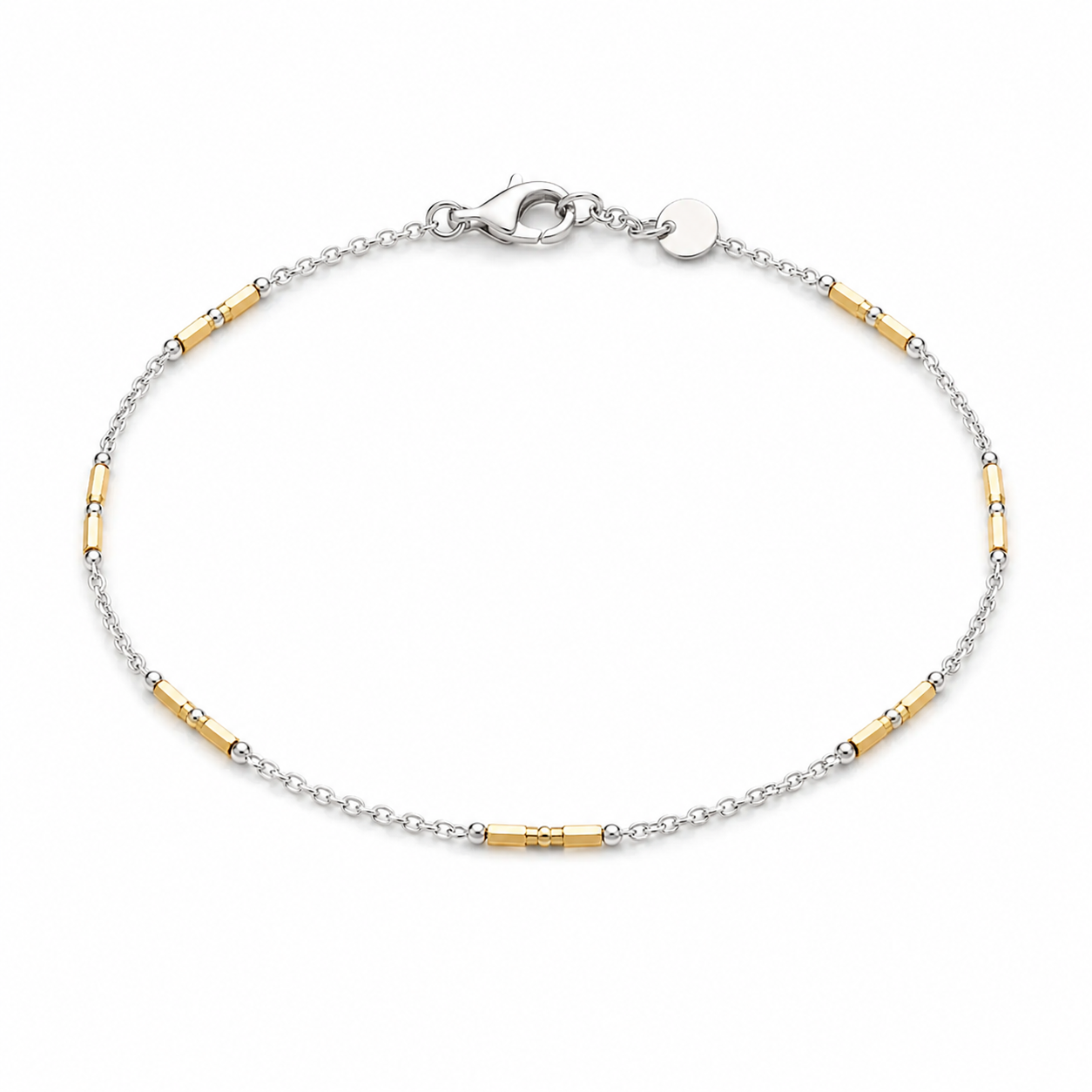 Cosmos - 14K Solid Gold Two Tone - Bracelet