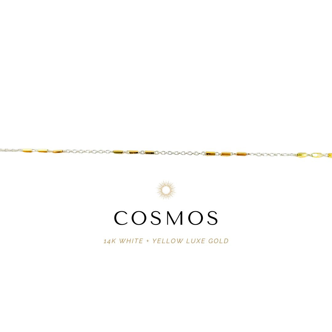 white gold permanent jewelry chain at golden bond in virginia