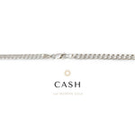 Silver permanent jewelry chain bracelet with clasp by Golden Bond Jewelry