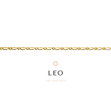 Leo Link - 14k Gold Figaro Bracelet