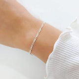Hermes Figaro │ 925 Sterling Silver │ Permanent Bracelet