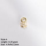 Fleur - Floral CZ Cluster - Jewelry Charm