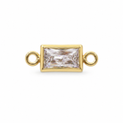 Baguette Bracelet Charm, By Month
