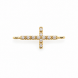 CZ Cross Charm