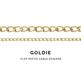 Goldie - 14K Solid Gold - Permanent Anklet or Clasped