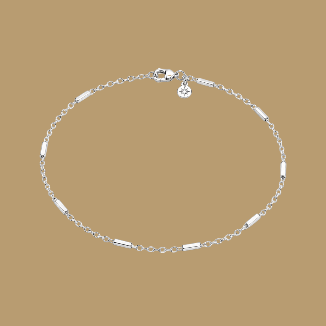 Halcyon - Infinity Bracelet - 925 Silver Bars