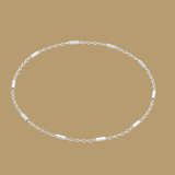 Halcyon - Infinity Bracelet - 925 Silver Bars