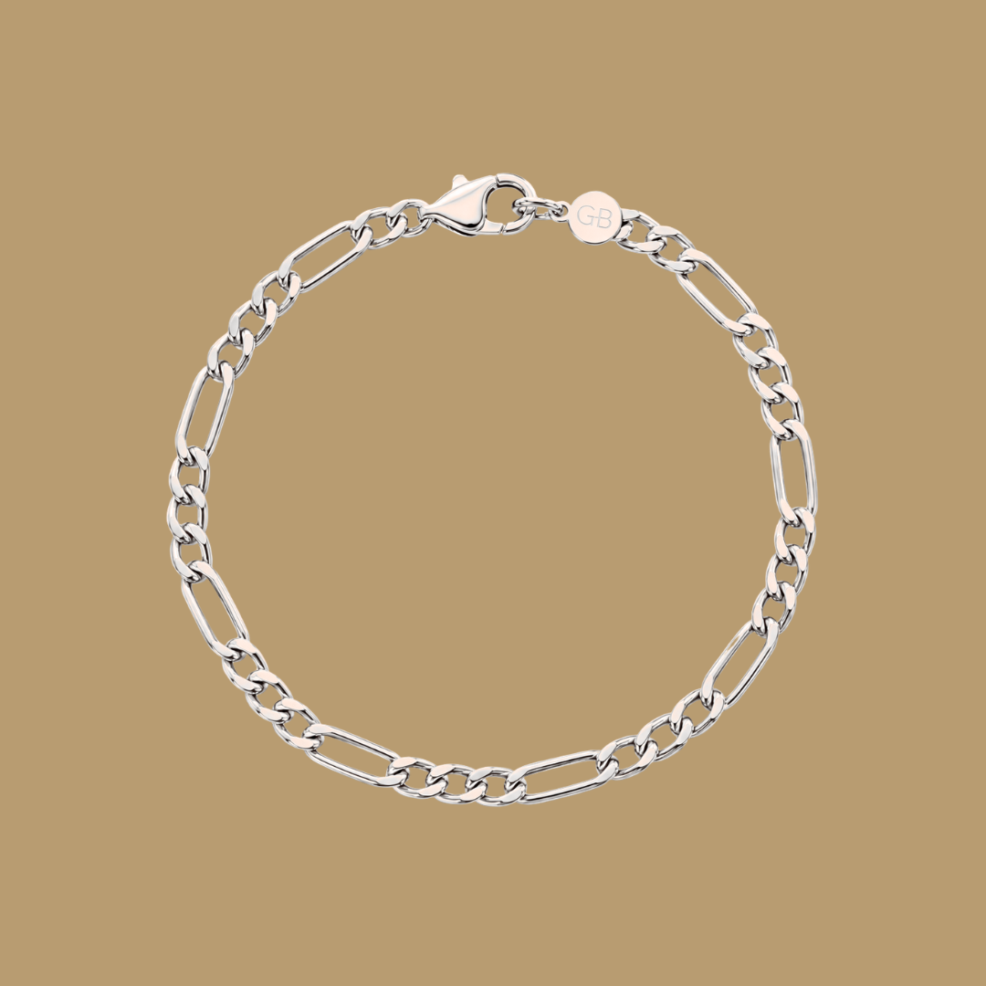 Hunk - Figaro Bracelet - 925 Sterling Silver