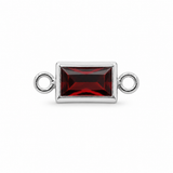 Baguette Bracelet Charm, By Month