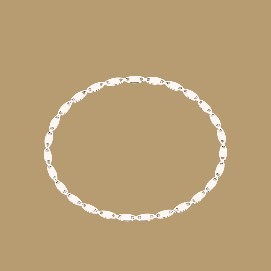 Marina - Flat Wrap Infinity Bracelet - 925 Sterling Silver