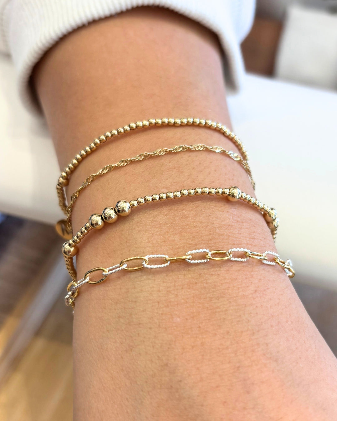 Mixed Metal | Olivia Paperclip, Bracelet