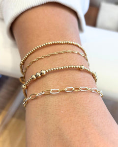 Mixed Metal | Olivia Paperclip, Bracelet