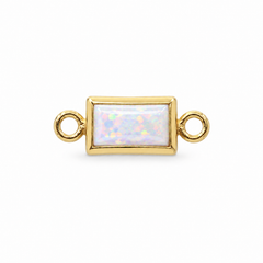 Baguette Bracelet Charm, By Month