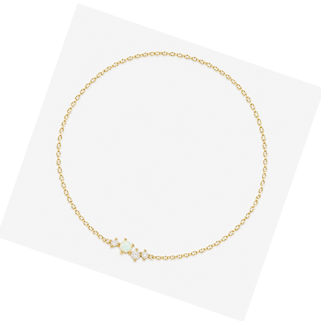 Opal Skies - Gold - Infinity Bond Bracelet