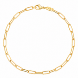 Grande Paperclip - Permanent Jewelry or Clasped Bracelet
