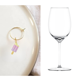 Fruit Drink Charms - Wine, Bracelet & Ribbon
