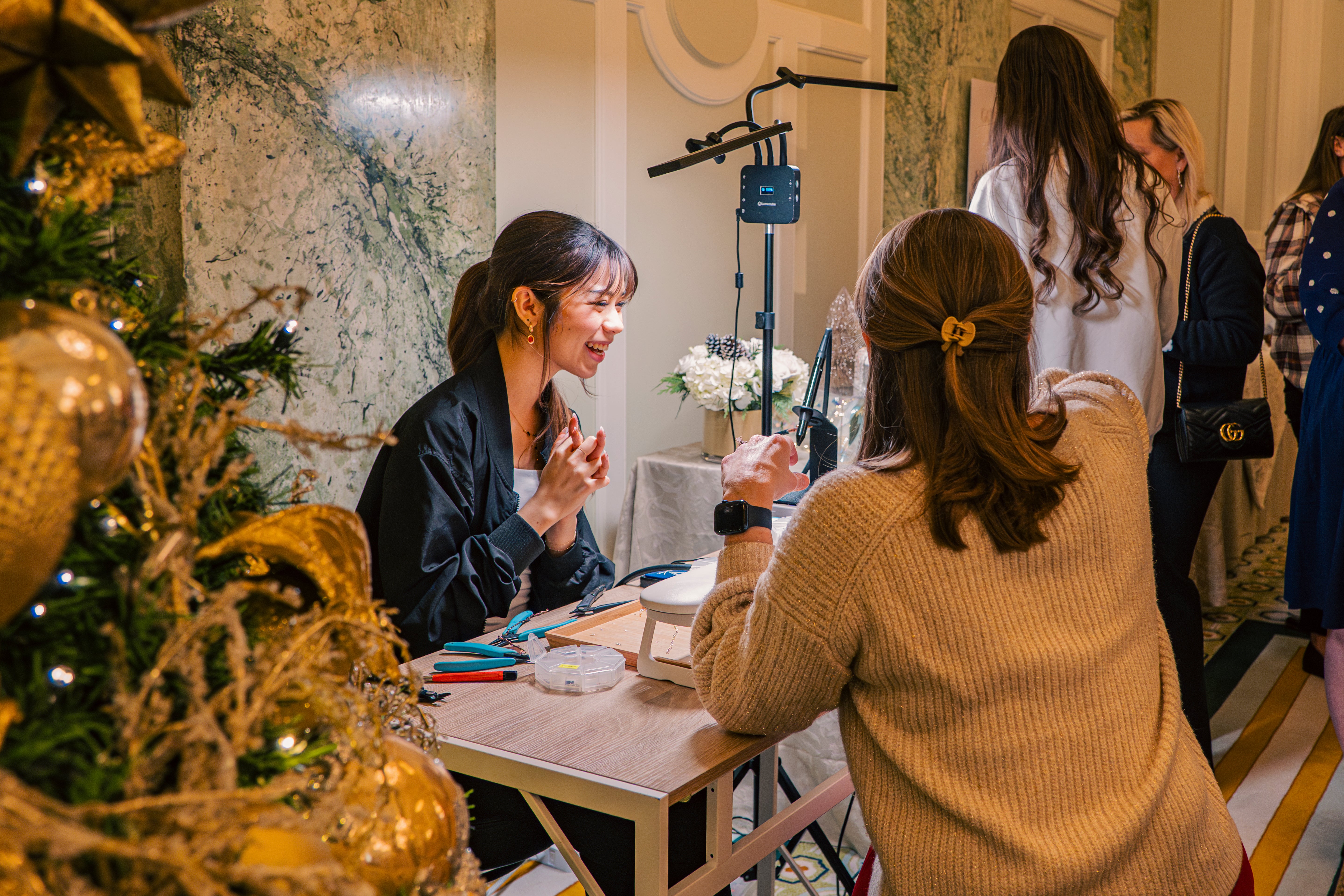 Permanent Jewelry bracelet in Washington DC