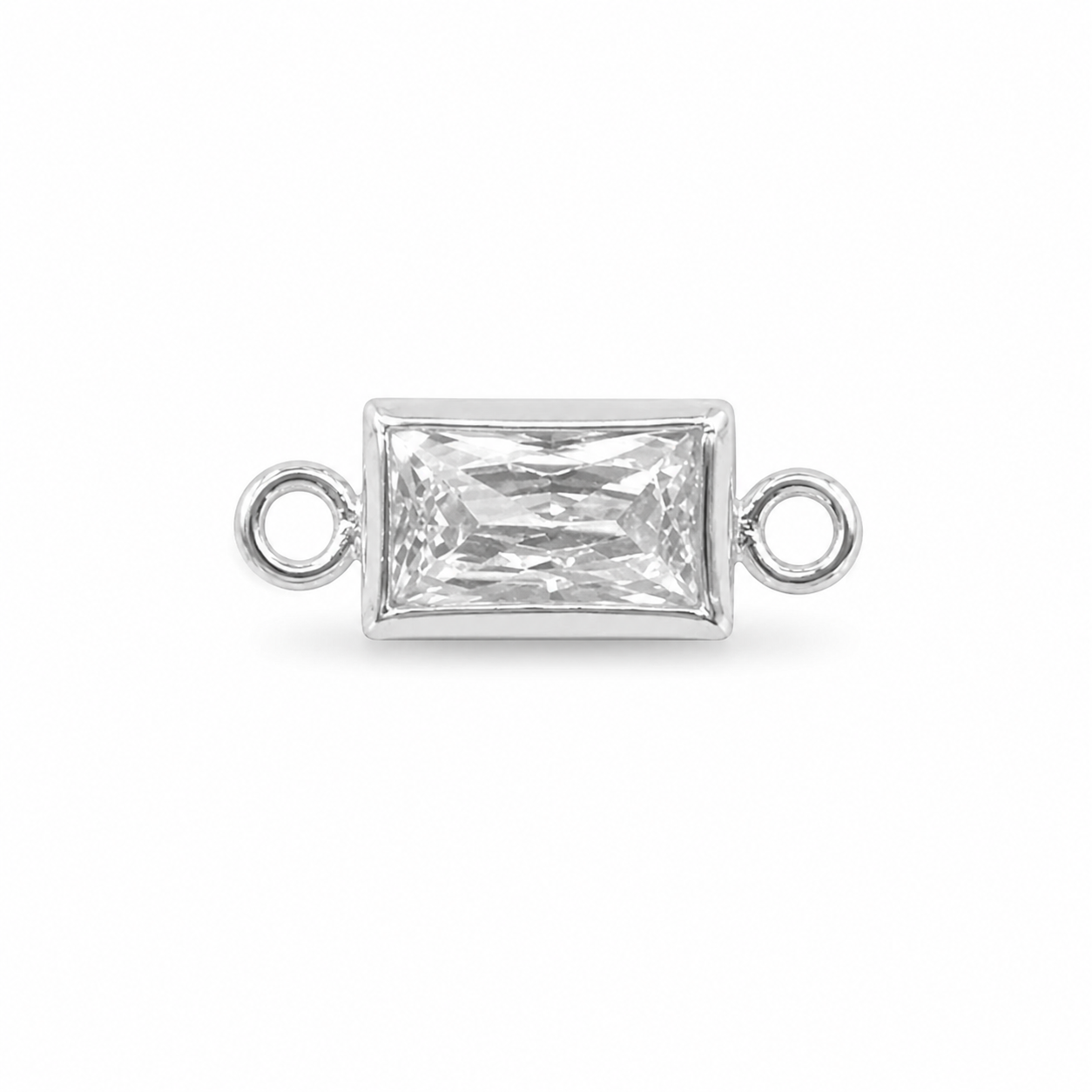 Baguette Bracelet Charm, By Month