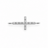 CZ Cross Charm
