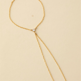Bright Spot Single Solitaire Hand Chain
