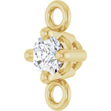 Tiny Diamond Bond Charm
