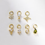 Diamond Marquise Charm