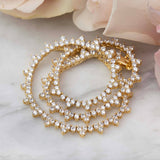 18k Golden Tennis Necklace
